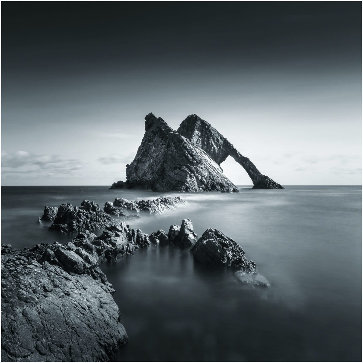 Bow Fiddle Rock, Schottland